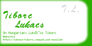 tiborc lukacs business card